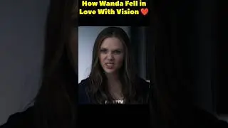 How Wanda Fell in Love with Vision 🤔 !!   #shorts #trendingshorts #mcu #marvel #wanda #vision #loki