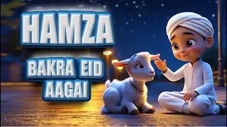 BAKRA EID AAGAI | Eid Ul Adha Special | Hamza AI Cartoon Series | Kids Madani Channel