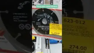 Disco para cortar madera con esmeril