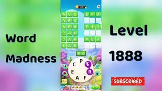 Word Madness Level 1888 Answers 🧠🔥 | All Correct Words Revealed!