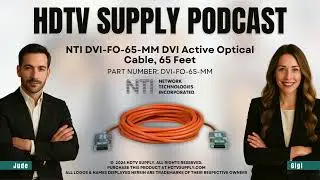 NTI DVI-FO-65-MM DVI Active Optical Cable, 65 Feet