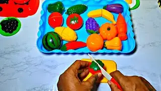Ultimate Fruit & Vegetable Toy Cutting Set 🥕🍇 | Satisfying ASMR Unboxing | #asmr