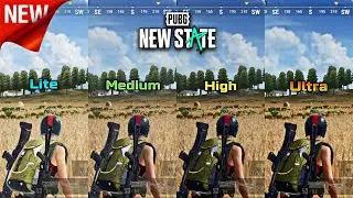 *NEW* Graphics Comparison - Improved Lite Graphics! (PUBG: New State Technical Test)