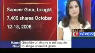 Manoj Gaur: Insider trading charges objectionable