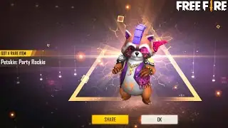 I Got Rare Party Rockie Petskin for Free 😱🔥| Booyah Fantasia💥| Free Fire 🇮🇳🇿🇦🇵🇰🇧🇩🇳🇵🇮🇩🇹🇭🇲🇾🇻🇳🇪🇺🇺🇸🇦🇷🇧🇷