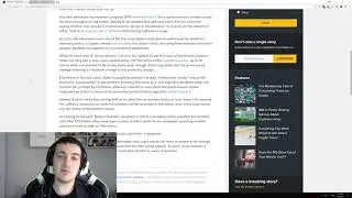 Vitalik Buterin - Ethereum max coin cap change