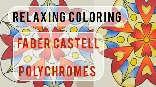 Relaxing Coloring for adults using Faber castell polychromes ✨ - Dive in Safe Space ❤️