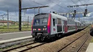 [RER C] D&eacute;part de Z 20500/Z 8800 Carmillon de la gare de Juvisy