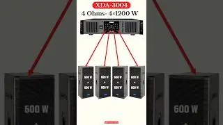 Ahuja class D amplifier 🔥| Ahuja XDA 3004 amplifier| Ahuja 4 channel amplifier #shorts #dj #djsetup