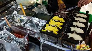 🇰🇷 Korean Street Food - 4 Flavors! Glutinous Rice Fish Bread with 100 % Natural Cheese