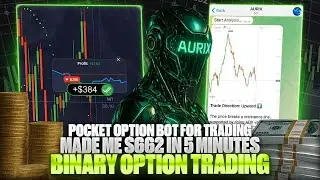 POCKET OPTION BOT FOR  TRADING MADE ME $662 IN 5 MINUTES | BINARY OPTION TRADING | MAKE MONEY ONLINE