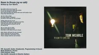 Room to Dream (og no edit version)