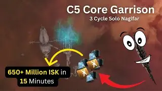EVE Online | 3 Cycle C5 Core Garrison With Naglfar