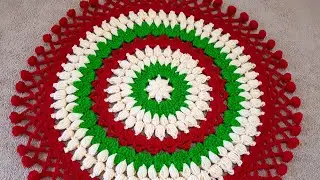 Thalposh ke new design  woolen rumal banane ka tarika  round table cover ♥️