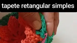 Tapete retangular simples parte 2