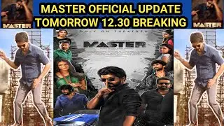BREAKING NEWS : Master Trailer Today 12.30 PM | Official Update | Master Team | THALAPATHY VIJAY