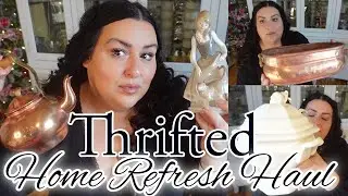 NEW THRIFTED COPPER KITCHEN DECOR | THRIFTED HOME REFRESH HAUL | COPPER KITCHEN ACCENTS