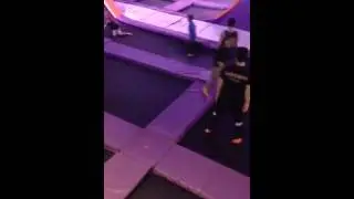 Gameflame at trampoline world (short clip)