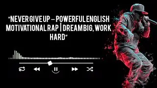 &ldquo;Never Give Up &ndash; Powerful English Motivational Rap | Dream Big, Work Hard&rdquo;