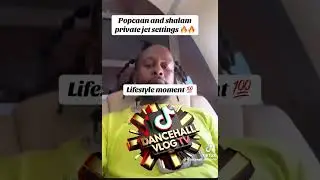 Popcaan and shalam private jet setting 🔥🔥🔥🔥shalam