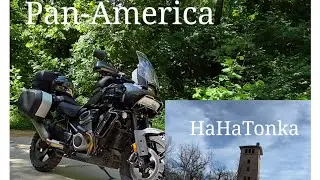 Harley-Davidson Pan-America and HaHaTonka State Park Water Tower!!