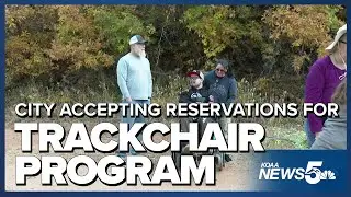 The City of Colorado Springs accepting free reservations for Trackchair program