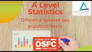 A level Statistics - Hypothesis testing with 2 population means  Two sample normal