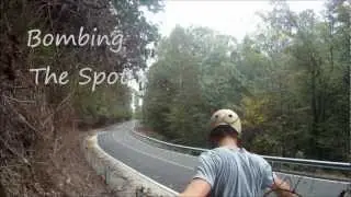 Downhill Skateboarding: Bombing The Spot