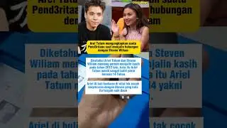 Arie Tatum Pernah Kecewa saat Menjalin Hubungan Dengan Steven Wiliam #artist #selebriti