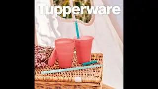 Junge Welle Trinkhalm-Becher von Tupperware aus den April-Specials 2022