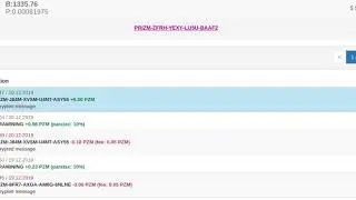УРОК 2 - Как переводить монеты в кошельке Wallet Prizm Space другим участникам