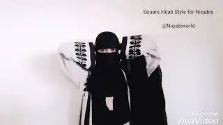 Simple Square Hijab Tutorial For Niqabis