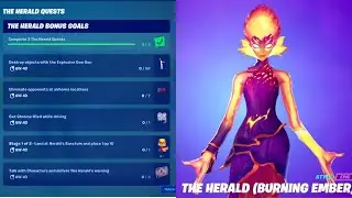 How To Complete ALL Of The Herald's Quests/Challenges | Fortnite Chapter 3 Season 4