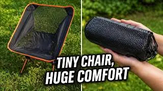 Smallest Portable Travel Camping Chair Review - EDEUOEY