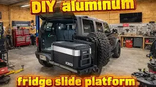 🔧 DIY Aluminum Fridge Slide Platform | Ford Bronco Overland Build @xToollaser