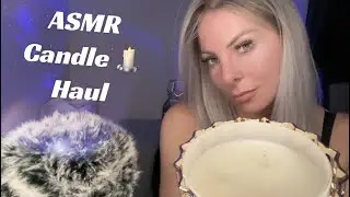 ASMR Candle 🕯 Haul / Collection &bull; Over Explaining Scents & Candle Tapping
