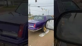 Cutlass supreme sitting on 24&rdquo; Gold Rucci super clean another one in the city #youtubeshorts #gbody