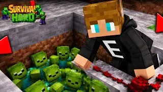 Coletor de itens automático na mob trap no survival hard no minecraft 1.12.2 