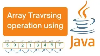 Array operation   Traversal java Explained in Hindi l Data Structure 2024