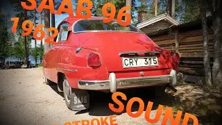 1962 SAAB 96 TwoStroke | Exhaust sound