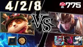 🍄775【GrandMaster/KR】TOP Teemo vs Quinn【SN:창 훨#KR1】【Patch25.18】#leagueoflegends