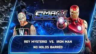 Rey Mysterio Vs Iron Man - No Holds Barred Match At WWE Smackdown