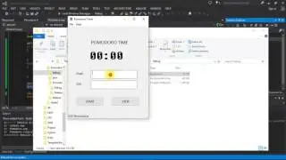 Pomodoro Timer Responsive C++ win32 API v1.0