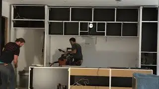 Custom Cabinet Install