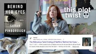 solving Behind Her Eyes together | reading this thriller plot twist so you dont have to
