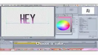 LiveType Tutorial #1: Gradient Text & how to add effects.