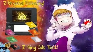 Pok&eacute;mon Z-Crystal Unboxing + Z-Ring 3ds Test! Ft. Abellot