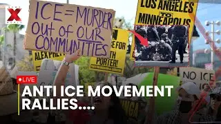 ICE Protest Live: Massive Crowd Protests against in LOS Angeles | NewsX World