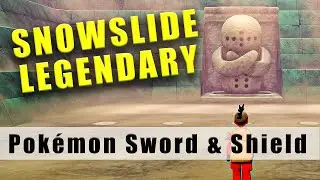 Pok&eacute;mon Sword and Shield Snowslide Slope Legendary Giant - Get in & solve puzzle, The Crown Tundra