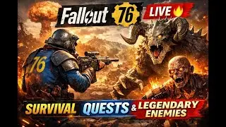 🔥 Fallout 76 LIVE | Surviving Appalachia, Legendary Loot & Chaos!